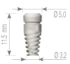 Unique Modular Titanium Implant (UMI) 2.43 - 2