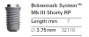 Branemark System MK III-Shorty-regular platform (4.1) - 2