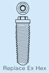 Steri-Oss Replace External Hex (4.3)