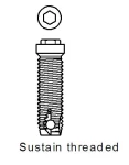 Sustain Threaded External Hex RD (4.1)