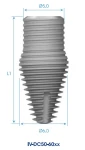 Deep Conical INVERTA Straight 5.0mm-6.0mm