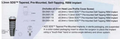 SDS Tapered RBM (3.5)
