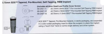 SDS Tapered RBM (6.0)
