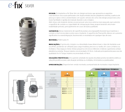 e-fix Silver External Hexagon (5.1)