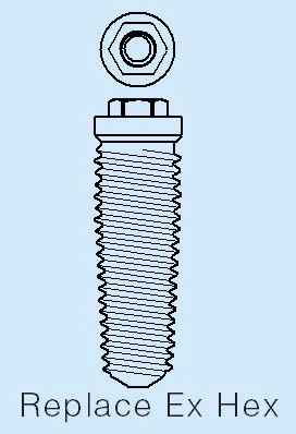 Steri-Oss Replace External Hex (5.0)