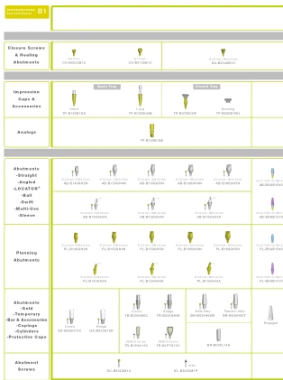 Bone Level Tapered-BLT B1 (2.7)