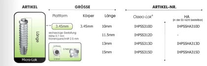 Bio Lok Micro Lok Hex 3.45