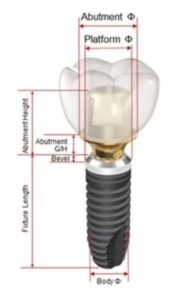 Biomate Plus SD (2.0 internal hex)