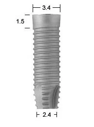 Full OSSEOTITE Certain Parallel Walled (3.4)