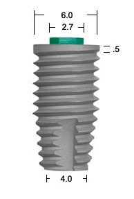 Full OSSEOTITE Parallel Walled (6.0)