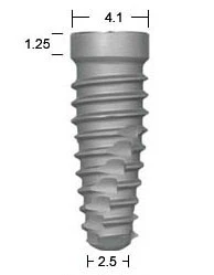 Full OSSEOTITE Tapered Certain (4.1)