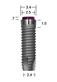 NanoTite Parallel Walled (3.4)