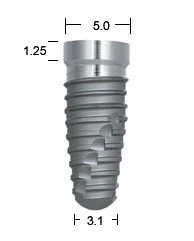 OSSEOTITE Tapered Certain (5.0)