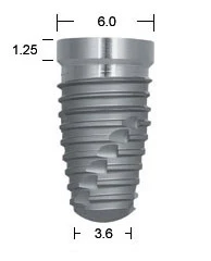 OSSEOTITE Tapered Certain (6.0)