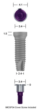 OSSEOTITE Certain PREVAIL Straight (3.4)