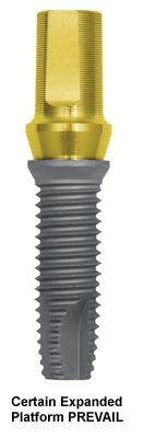 OSSEOTITE Certain PREVAIL Expanded Platform (4.1)
