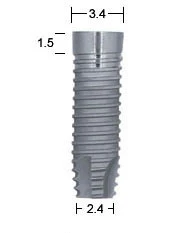 OSSEOTITE Certain Parallel Walled (3.4)