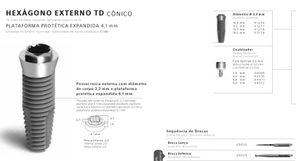 Hexagono Externo HE TD Conico PE (4.1)