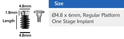 One Stage Short Regular Platform (4.8)