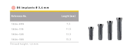 Denti Screw (DS) 3.4