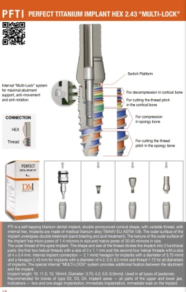 Perfect Titanium Implant (PFTI) 2.43