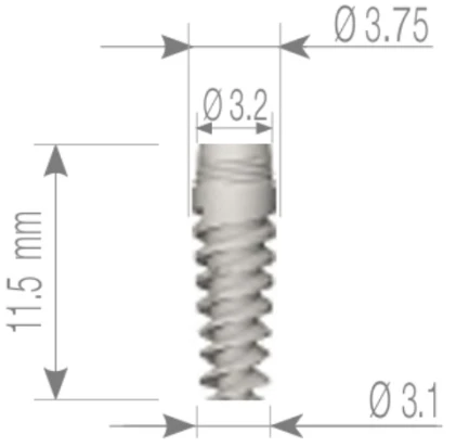 Perfect Modular Titanium Implant (PMI) 2.1