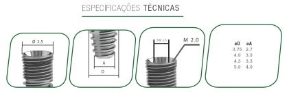Cone Morse Hexagonal (CMH) Crestal Level