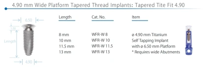 Tapered Tite Fit Wide Platform (6.5)