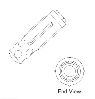 Hexed-Head Press Fit Spike Universal (4.0)