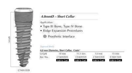 Standard Platform Conic Body (4.3)