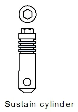 Sustain Cylinder External Hex WD (5.0)