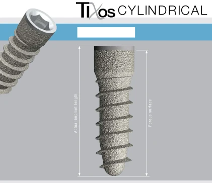 TiXos Cylindrical Internal Hex (3.5)