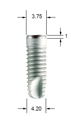 BioCom Internal hexagon-standard platform (3.75)