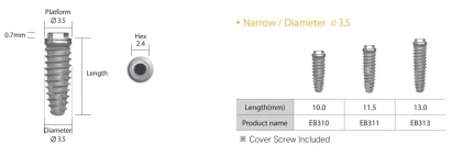 EB Narrow (Branemark)