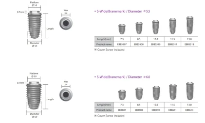 EB S-Wide (Branemark compatible)