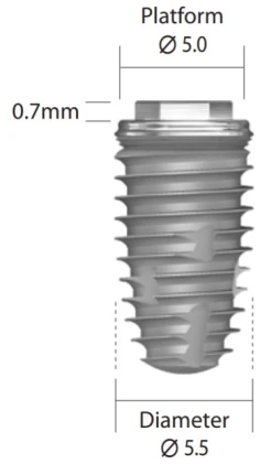 EB S-Wide (Branemark compatible)