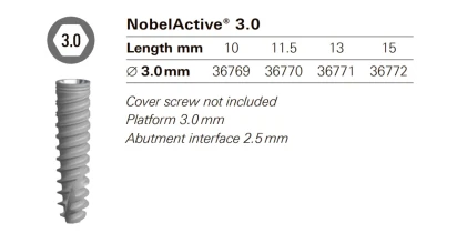 Nobel Active-Internal connection 3.0