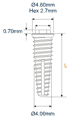 IBPS Narrow Implant (4.6)