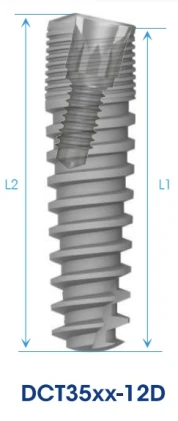 Deep Conical Co-Axis Tapered 3.5mm DCT35-12D