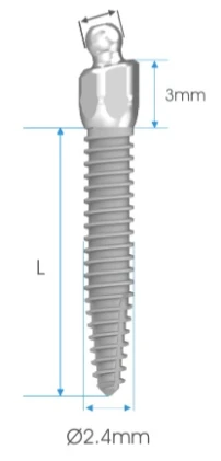 ILZ Co-Axis 12 degrees Mini Dental Implant (MDI)