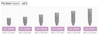 Pro.Seal NP-Narrow platform 3.5