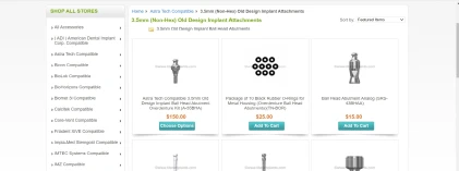 Components: Astra Tech Compatible 3.5mm (Non-Hex) Old Design