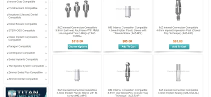 Components: IMZ Compatible Original Internal Non-Engaging 3.3mm